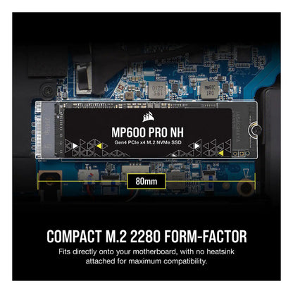 M.2 4TB CORSAIR PCI-E NVMe Gen4 MP600 PRO NH retail