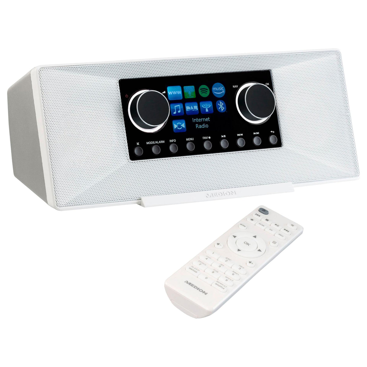 Medion MD 89289 Stereo Internetradio weiß