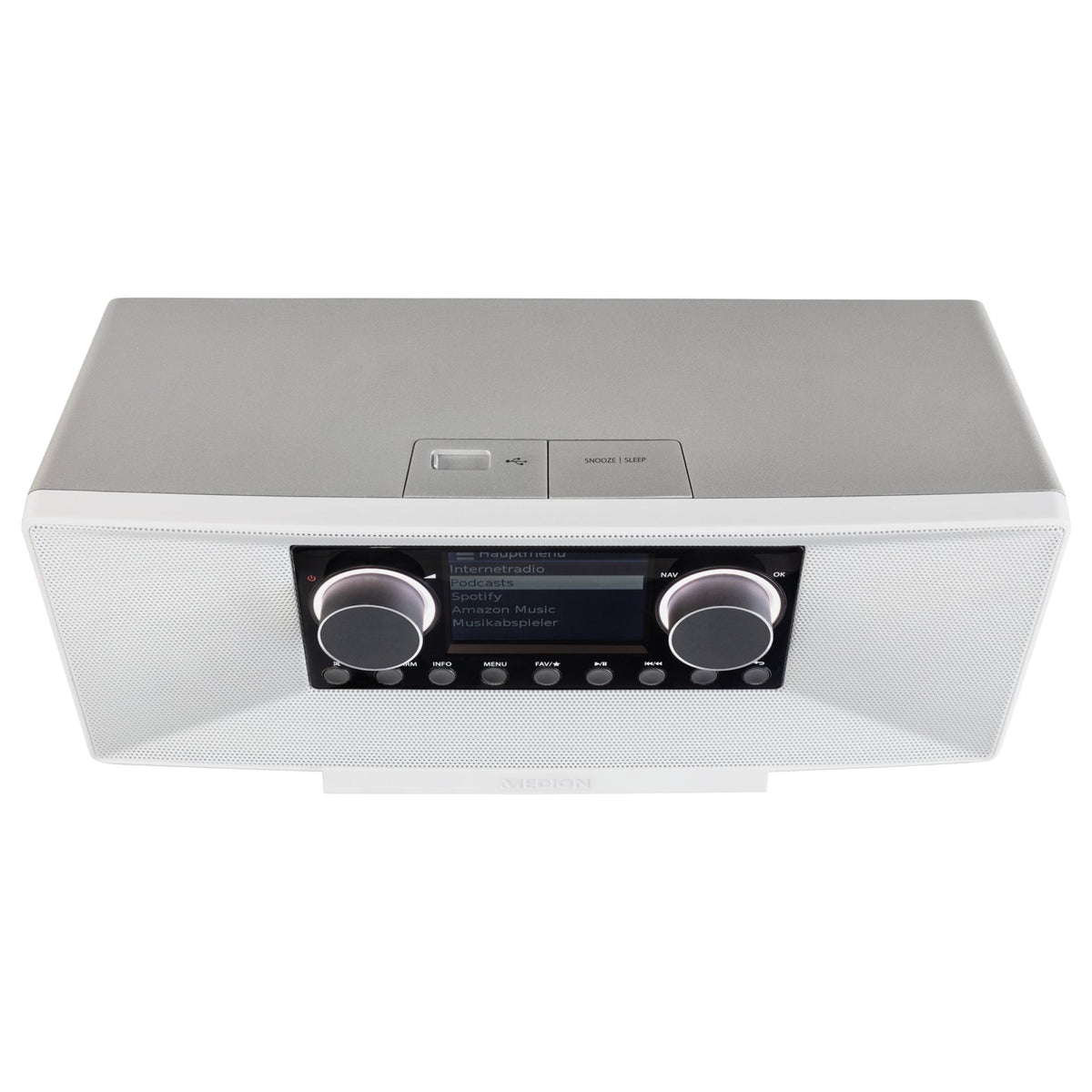 Medion MD 89289 Stereo Internetradio weiß