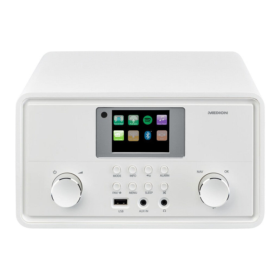 Medion MD 88069 Internetradio weiß