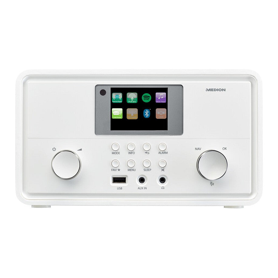 Medion MD 88069 Internetradio weiß