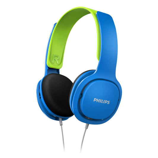 Philips SHK-2000BL/00 blau On Ear Kinderkopfhörer schnurgebunden 3,5mm Klinke