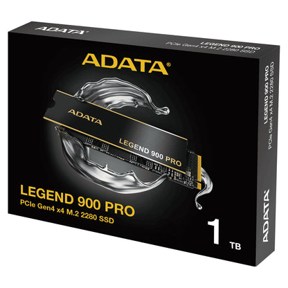 M.2 ADATA LEGEND 900 Pro 1 TB (schwarz/gold, PCIe 4.0 x4, NVMe 1.4, M.2 2280)