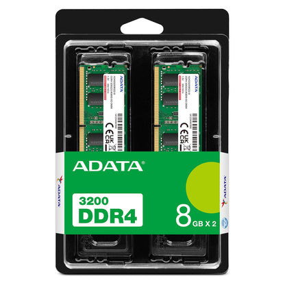 16GB ADATA SO-DIMM 3200 (2x 8 GB) Dual-Kit (grn, AD4S32008G22-DTGN, Premier)