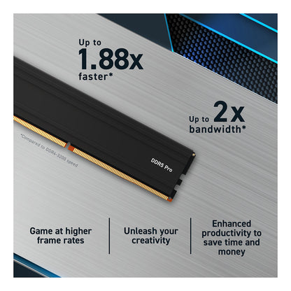 32GB PC 5600 CL46 Crucial Pro intern retail