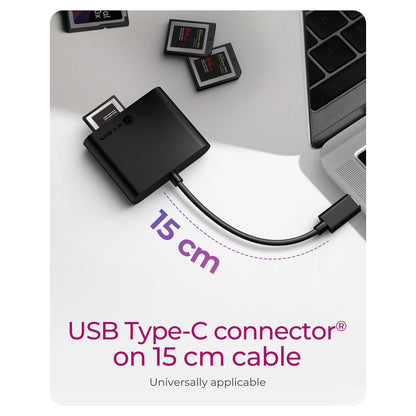 Adapter IcyBox ext. Multi Kartenleser Type-C USB 3.0 extern retail
