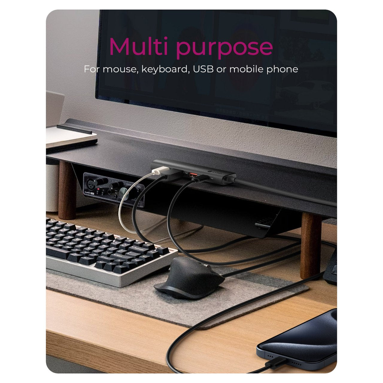 4-Port IcyBox USB 3.2 IB-Hub1437-CPD