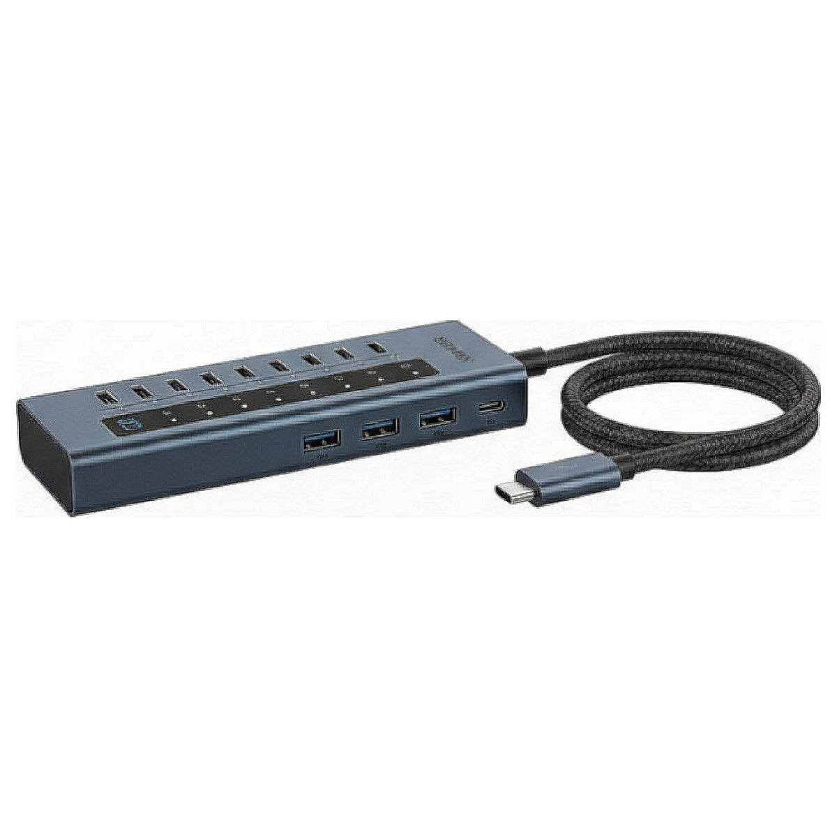10-in-1 Hub IcyBox USB 3.2 mit 10 Anschlüssen