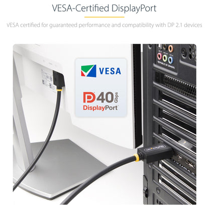 Startech VESA-CERTIFIED DP 2.1 CABLE 1m