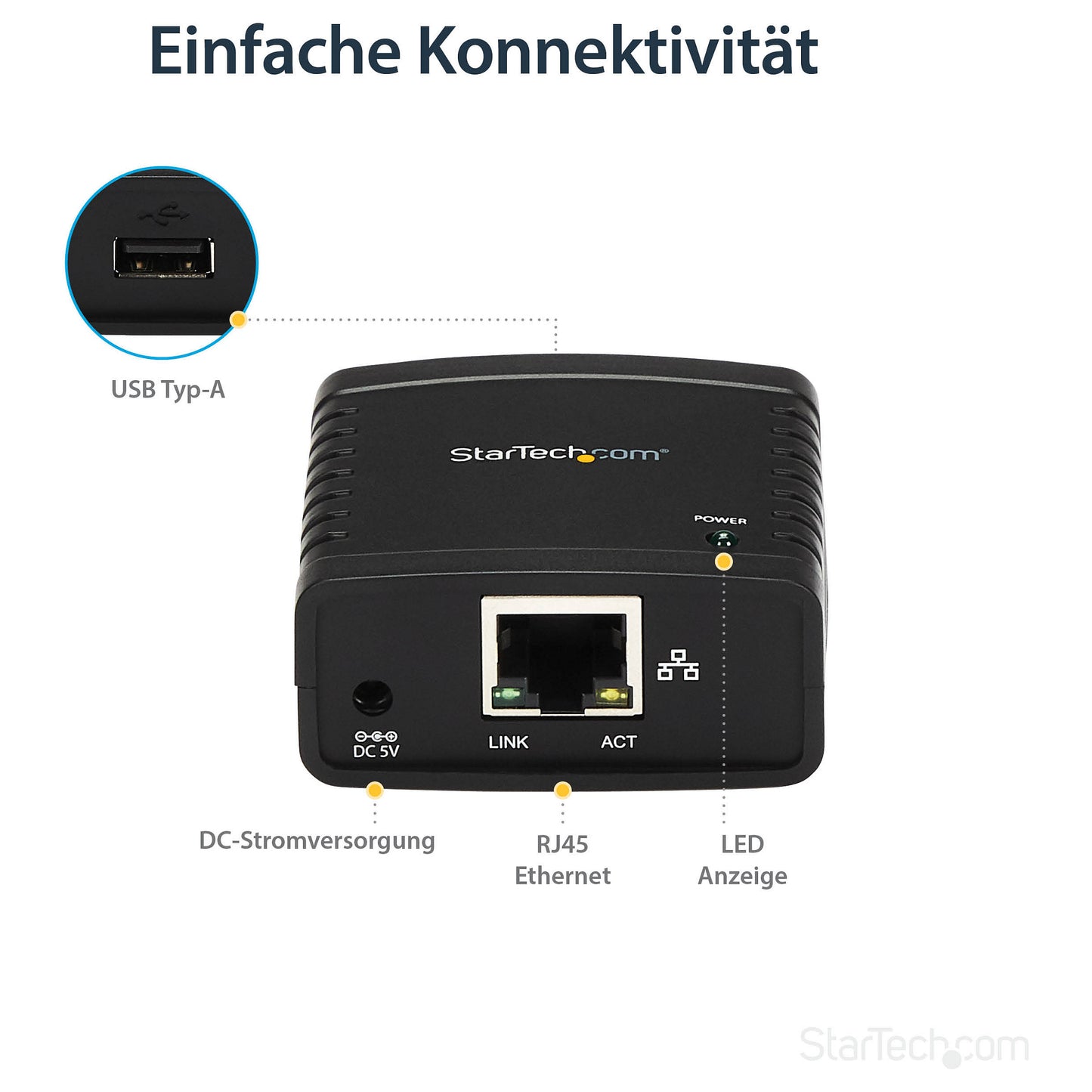 USB Network LPR print Server 10/100Mbps