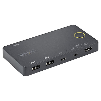 2 PORT HYBRID USB-C KVM SWITCH