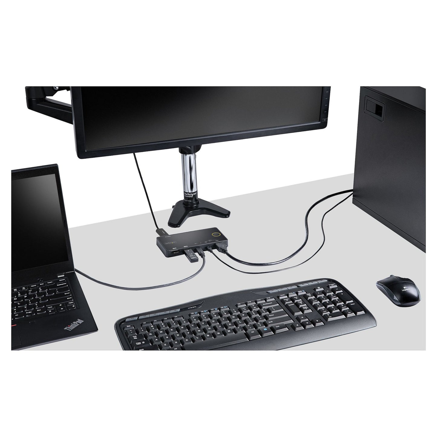 2 PORT HYBRID USB-C KVM SWITCH