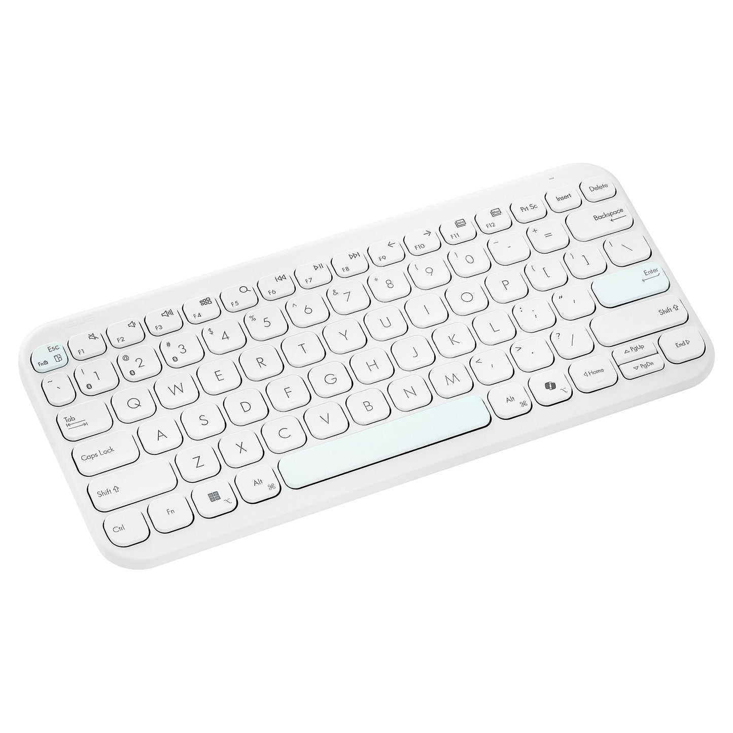 ASUS KW100 Keyboard QWERTZ white