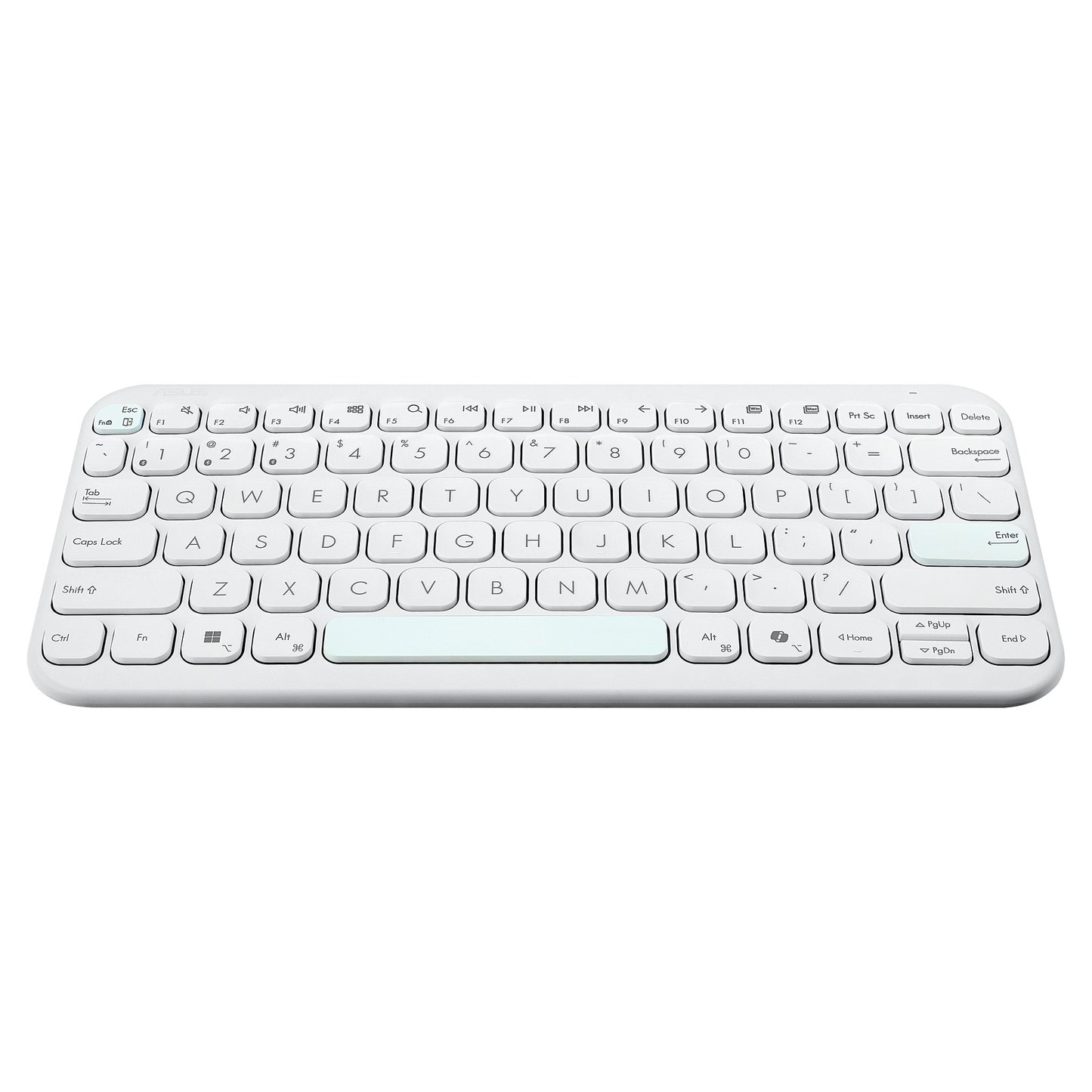 ASUS KW100 Keyboard QWERTZ white