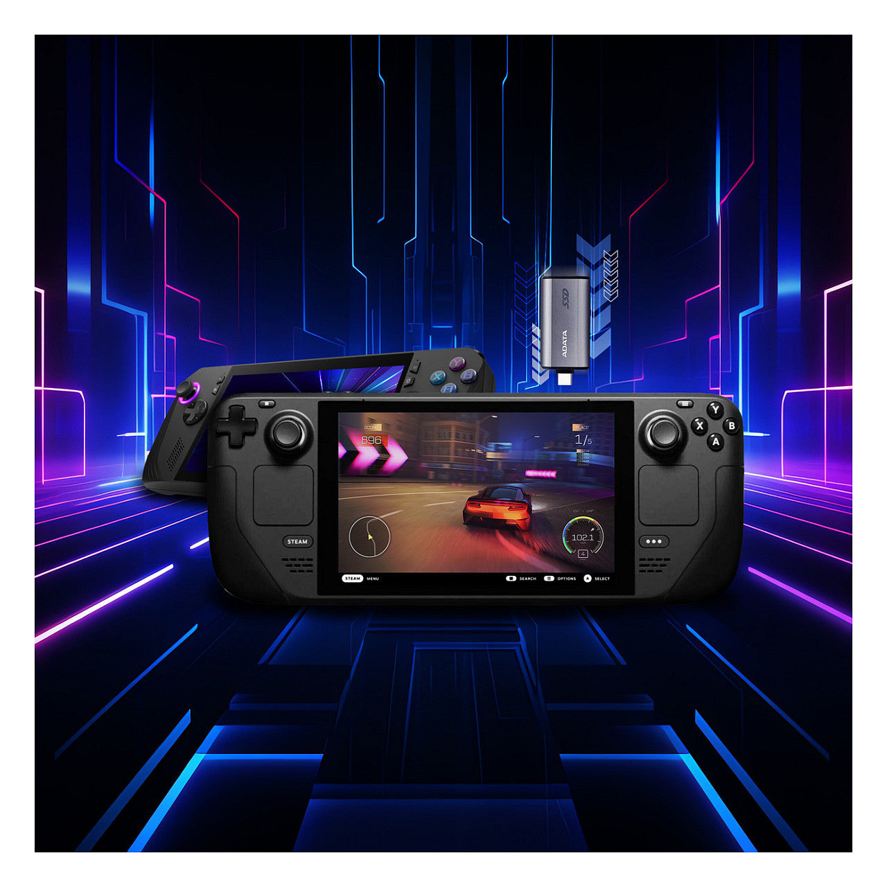 500GB ADATA SC750 (schwarz/titan, USB-C 3.2 Gen 2 (10 Gbit/s))