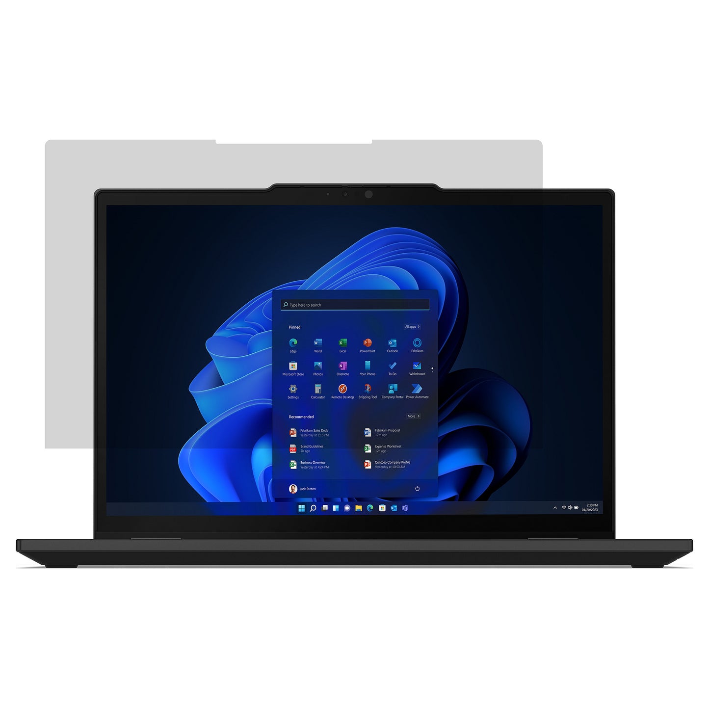 Lenovo 33,78cm 13,3Zoll Premium Clarity Privacy Filter for X13 Yoga Gen4 16:10