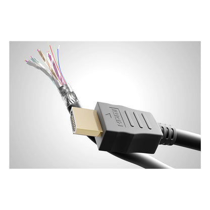 Goobay 3m HDMI Kabel mit Ethernet, 4K (2160p), vergoldete Kontakte
