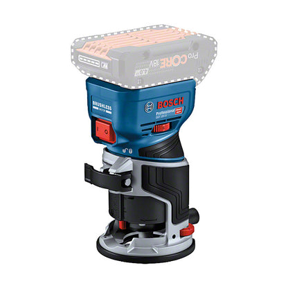 Powertools Akku-Kantenfräse GKF 18V-8 Professional solo, 18Volt (blau/schwarz, ohne Akku und Ladegert, in L-BOXX)