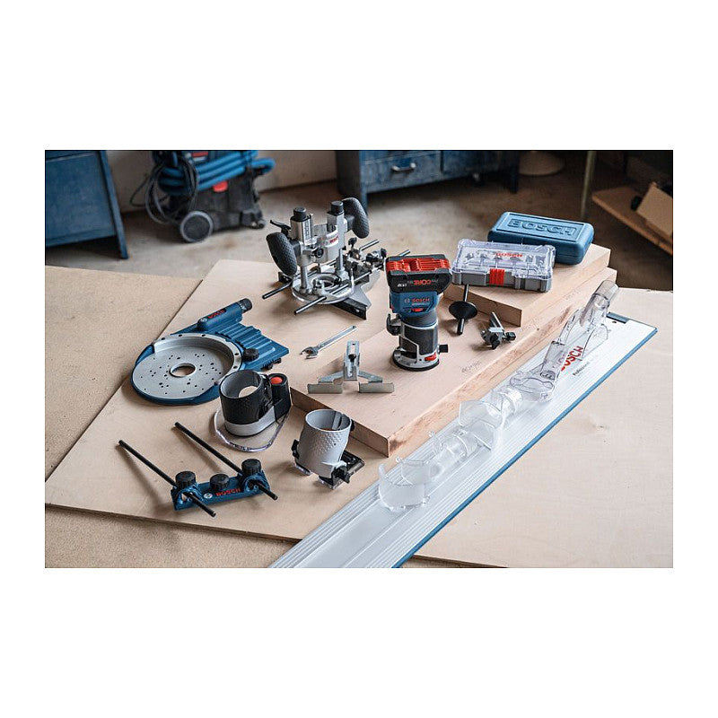Powertools Akku-Kantenfräse GKF 18V-8 Professional solo, 18Volt (blau/schwarz, ohne Akku und Ladegert, in L-BOXX)