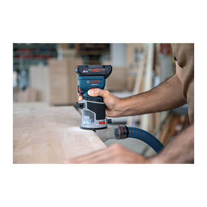 Powertools Akku-Kantenfräse GKF 18V-8 Professional solo, 18Volt (blau/schwarz, ohne Akku und Ladegert, in L-BOXX)