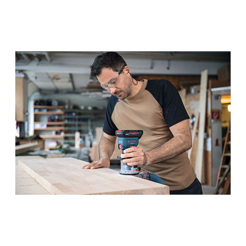Powertools Akku-Kantenfräse GKF 18V-8 Professional solo, 18Volt (blau/schwarz, ohne Akku und Ladegert, in L-BOXX)