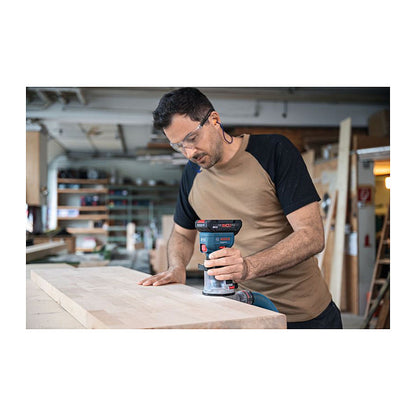 Powertools Akku-Kantenfräse GKF 18V-8 Professional solo, 18Volt (blau/schwarz, ohne Akku und Ladegert, in L-BOXX)