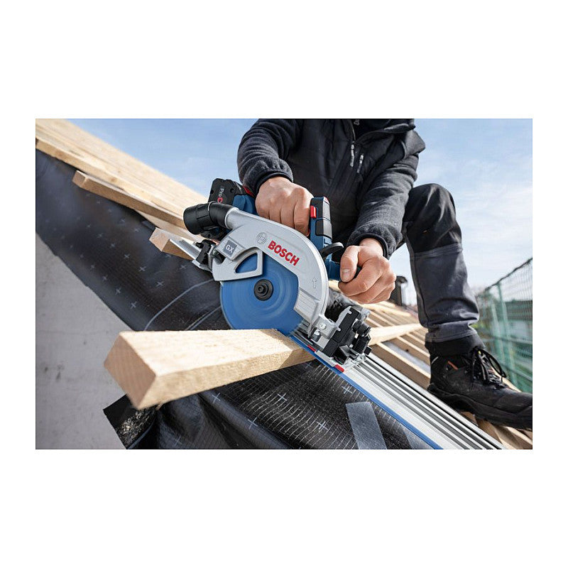Powertools Akku-Handkreissge GKS 18V-57-2 GX Professional solo, 18Volt (blau/schwarz, ohne Akku und Ladegert, in L-BOXX)