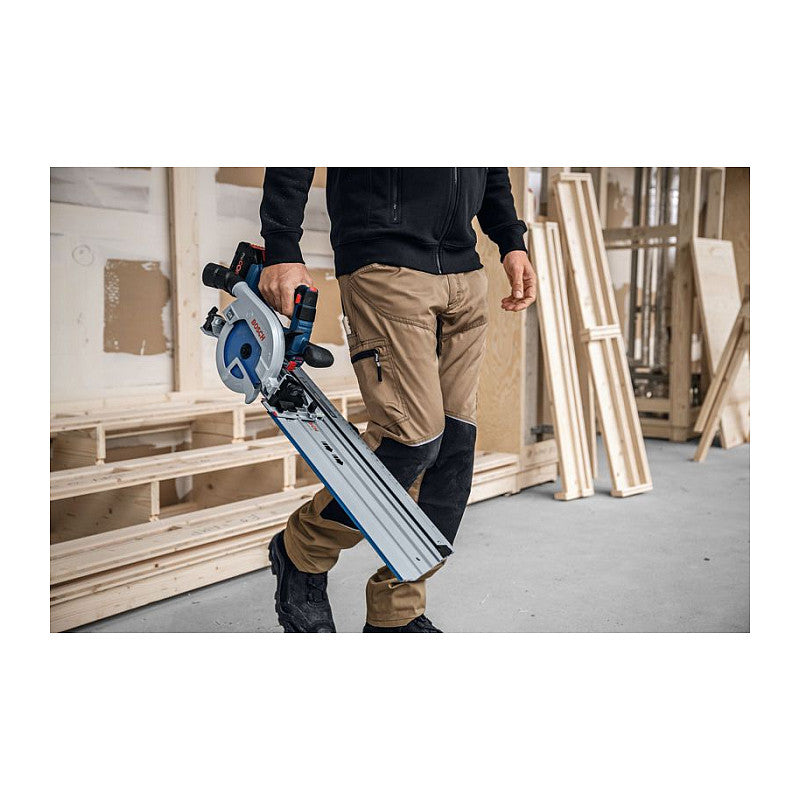 Powertools Akku-Handkreissge GKS 18V-57-2 GX Professional solo, 18Volt (blau/schwarz, ohne Akku und Ladegert, in L-BOXX)