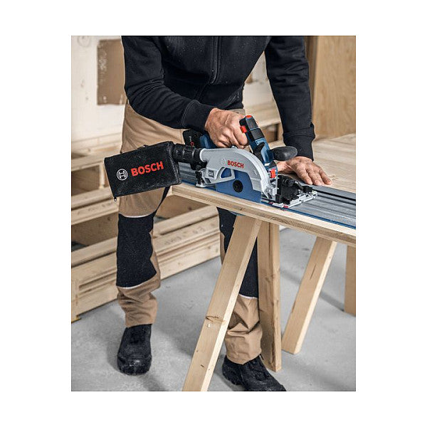 Powertools Akku-Handkreissge GKS 18V-57-2 GX Professional solo, 18Volt (blau/schwarz, ohne Akku und Ladegert, in L-BOXX)