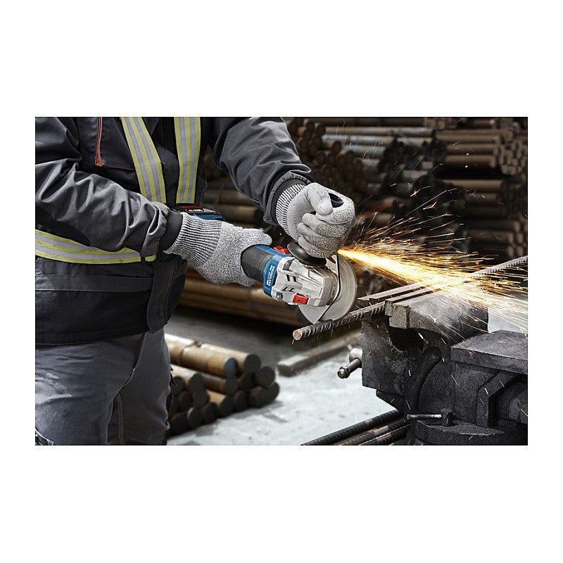 Powertools Akku-Winkelschleifer GWS 18V-8 Professional solo, 18Volt (blau, ohne Akku und Ladegert, in L-BOXX)