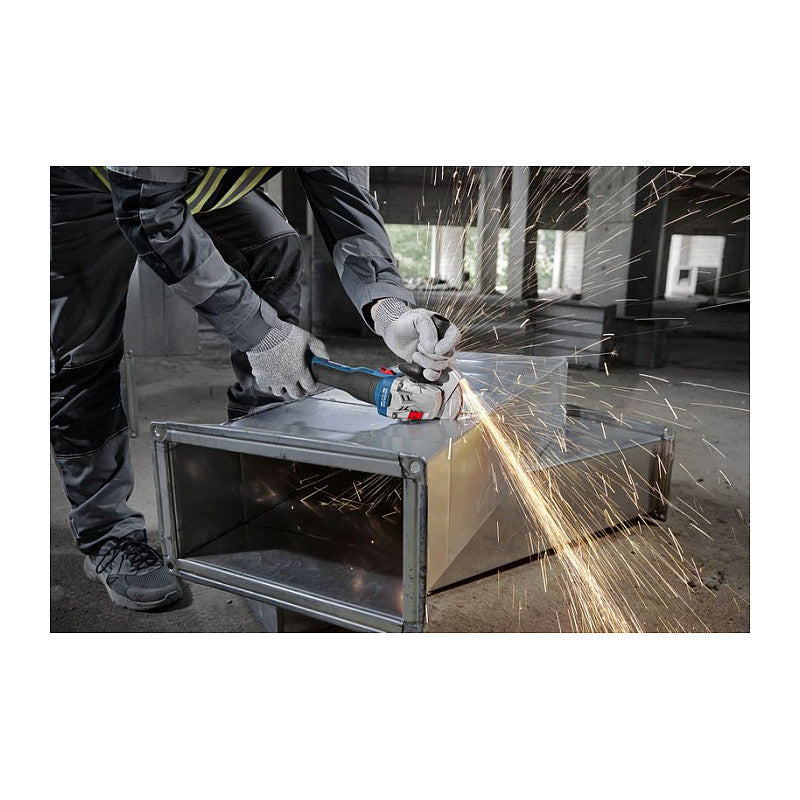 Powertools Akku-Winkelschleifer GWS 18V-8 Professional solo, 18Volt (blau, ohne Akku und Ladegert, in L-BOXX)