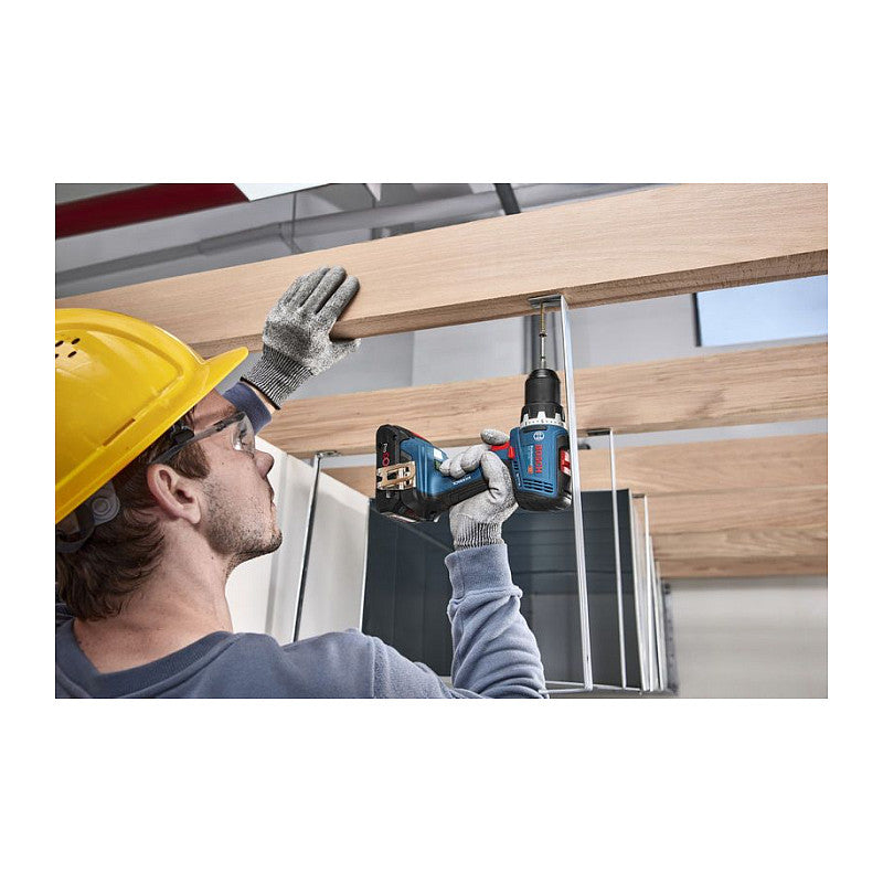 Powertools Akku-Bohrschrauber GSR 18V-65 Professional, 18Volt (blau, 2x Li-Ion Akku 5,0Ah, in L-BOXX)