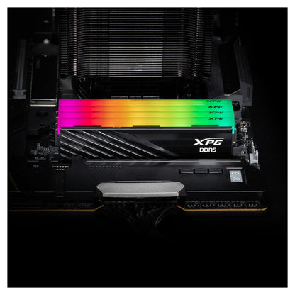 ADATA DIMM 8 GB DDR5-5600 (1x 8 GB) (schwarz, AX5U5600C468G-SLABRBK, XPG Lancer Blade RGB, INTEL XMP, AMD EXPO)