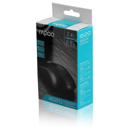 Rapoo Kabellose optische Maus "1620", Schwarz