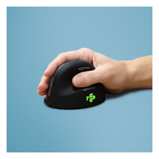 R-Go HE Break Small Wireless Bluetooth, Ergonomische Maus Klein (Handlänge über 165mm), für Rechtshänder, Anti-RSI-Software