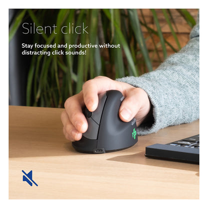 R-Go HE Break Small Wireless Bluetooth, Ergonomische Maus Klein (Handlänge über 165mm), für Rechtshänder, Anti-RSI-Software
