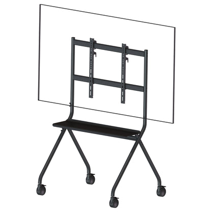 Vision VFM-F12 - Wagen - für LCD-Display - Staffelei-Stil - Stahl - mattschwarz - Bildschirmgröße: 139.7-254 cm (55 in-100 in)