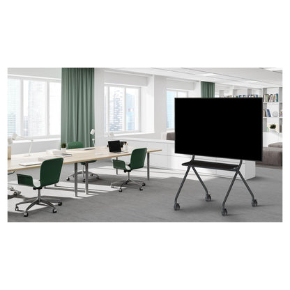 Vision VFM-F12 - Wagen - für LCD-Display - Staffelei-Stil - Stahl - mattschwarz - Bildschirmgröße: 139.7-254 cm (55 in-100 in)