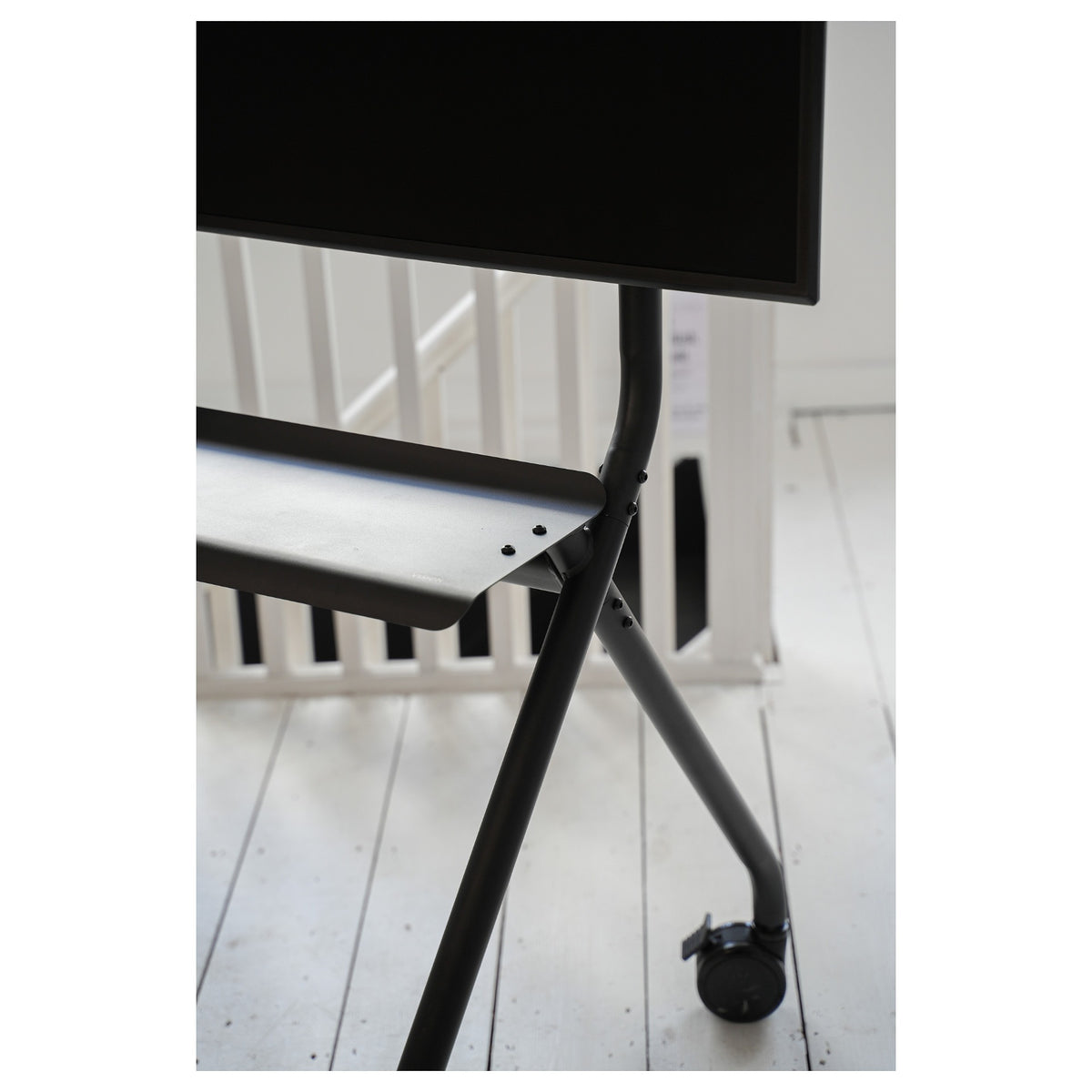 Vision VFM-F12 - Wagen - für LCD-Display - Staffelei-Stil - Stahl - mattschwarz - Bildschirmgröße: 139.7-254 cm (55 in-100 in)