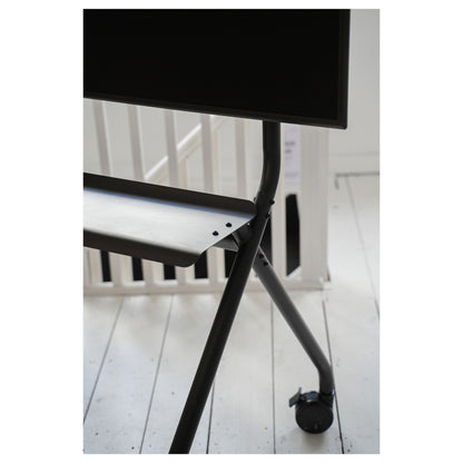 Vision VFM-F12 - Wagen - für LCD-Display - Staffelei-Stil - Stahl - mattschwarz - Bildschirmgröße: 139.7-254 cm (55 in-100 in)