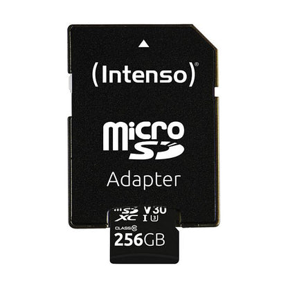 CARD Intenso UHS-I Professional 256 GB microSDXC (schwarz, UHS-I U3, Class 10)