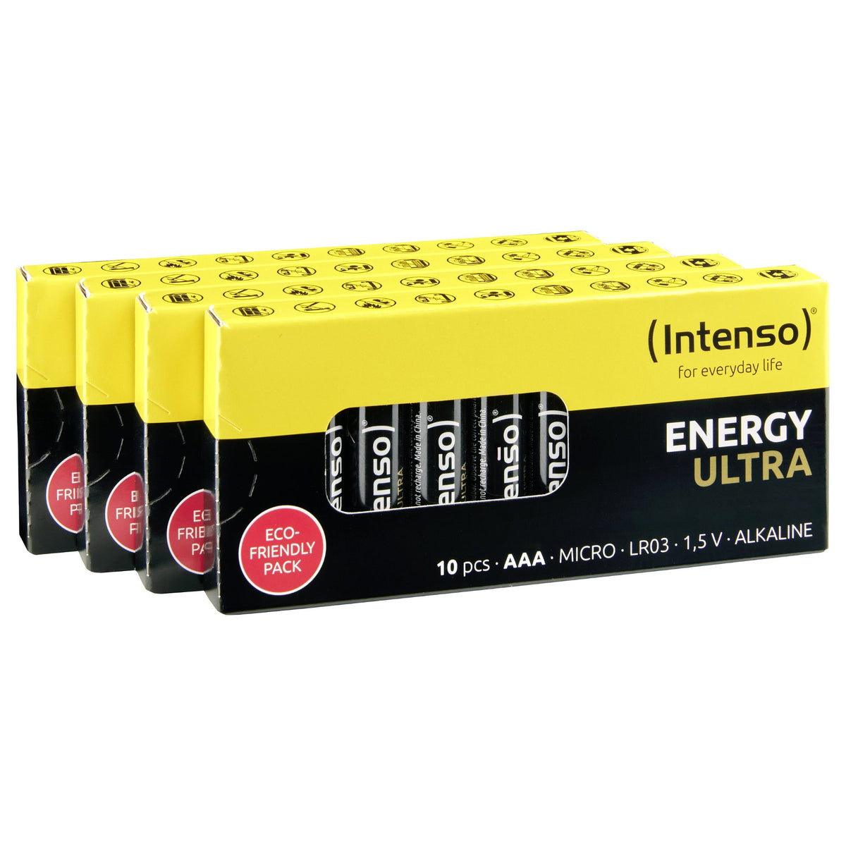 Intenso Energy Ultra AAA - LR03 (schwarz/gelb, 40er Pack)