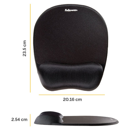 Fellowes Memory Foam Handgelenkauflage mit Mauspad sw