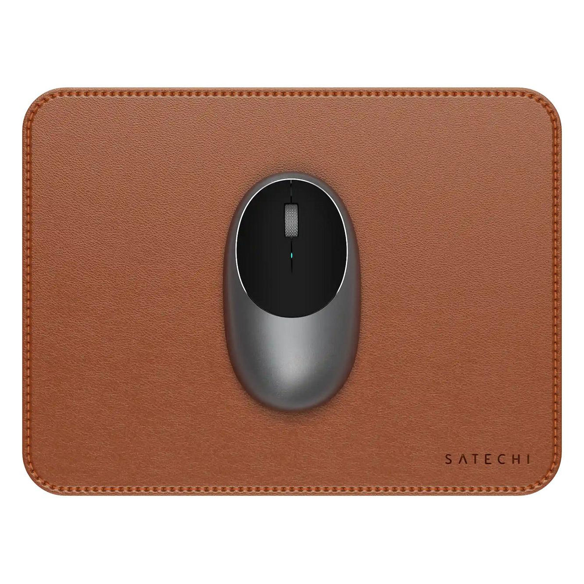 Satechi Vegan-Leather Premium Mouse Pad Braun