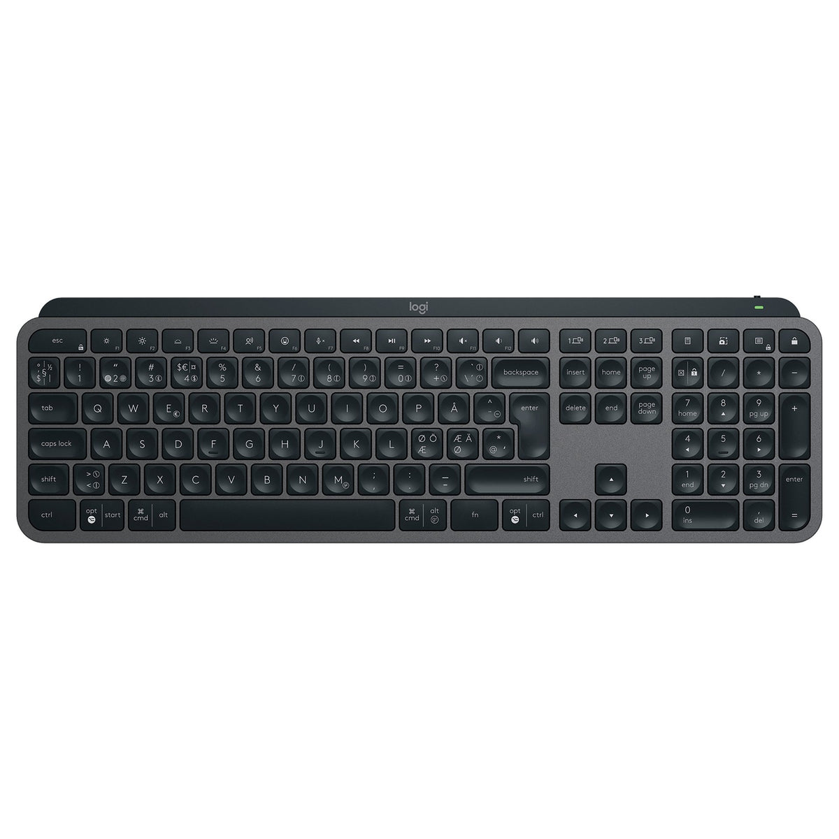 Logitech MX KEYS S - GRAPHITE - PAN - BT