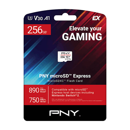 STICK 256GB Express microSD memory card P-SDU256P31880EXP-GE