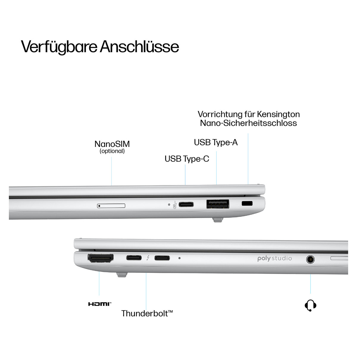 HP EliteBook 8 G1i CU5 226V/16GB/512SSD/W11 Pro 3J Gar (DE)