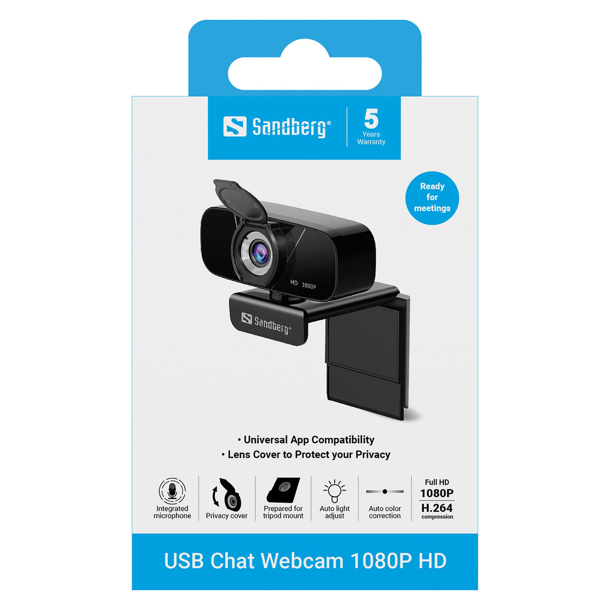 SANDBERG USB CHAT Webcam 1080P HD