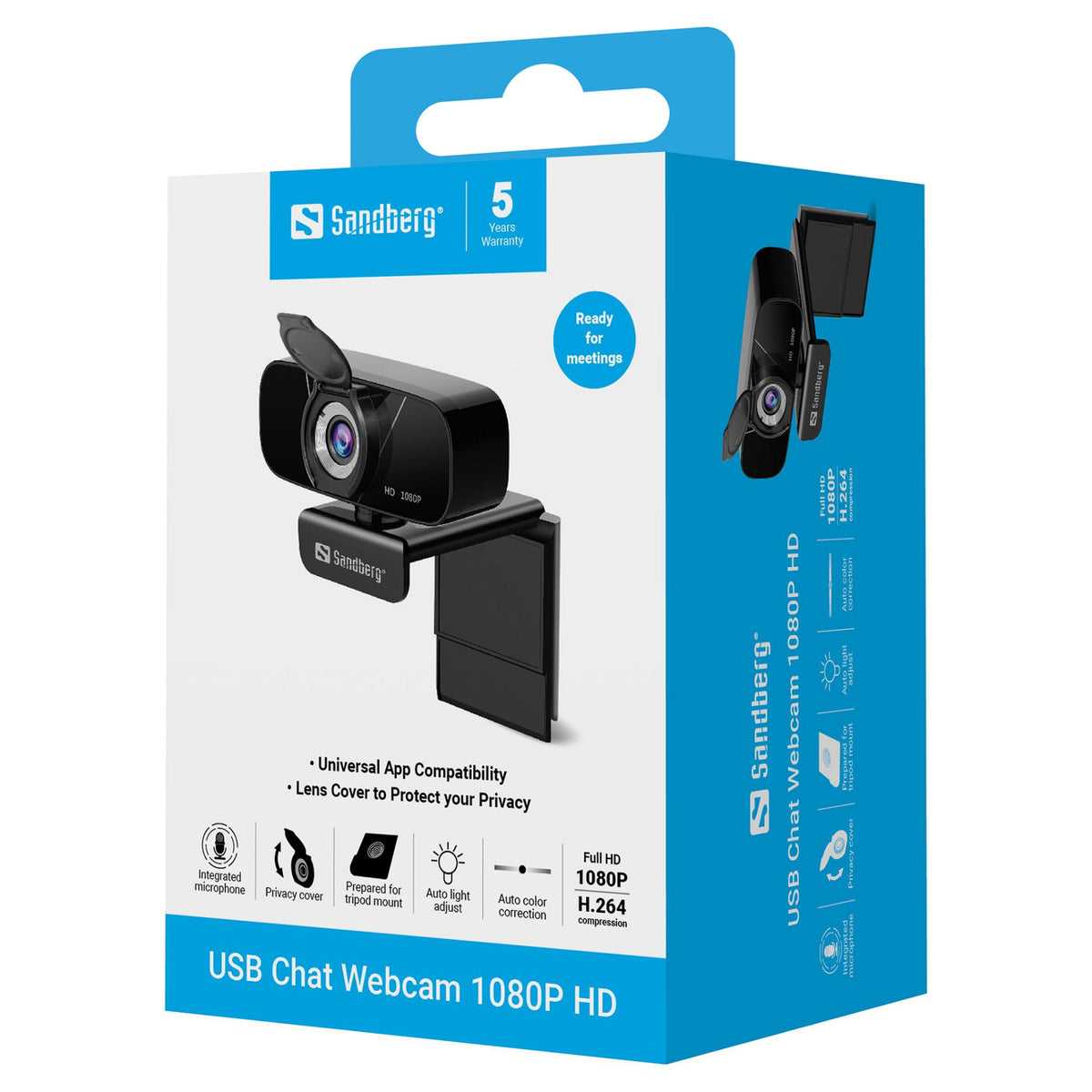 SANDBERG USB CHAT Webcam 1080P HD