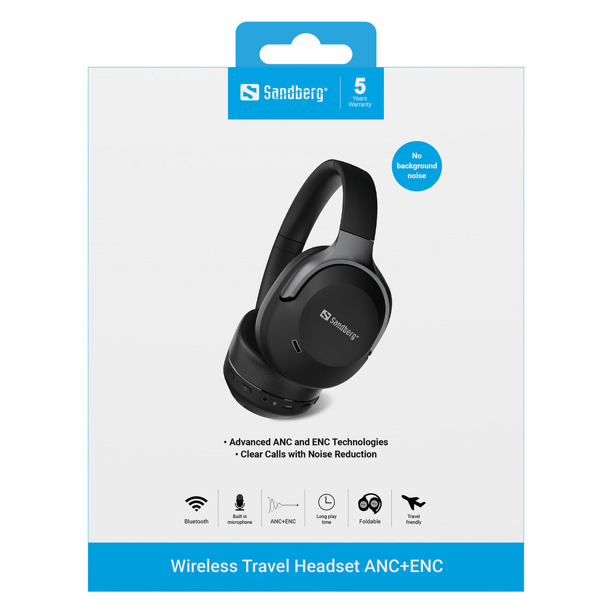 126-53 SANDBERG Travel Headset ANC ENC